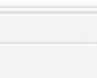 Керамик Плинтус белый 01 20х25