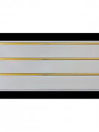 ПВХ панель потолочная трехсекционная Золото 3 м